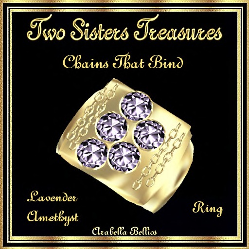 TST - CHAINS THAT BIND LAVENDER AMETHYST RING YG