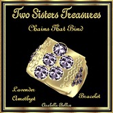 TST - CHAINS THAT BIND LAVENDER AMETHYST BRACELET YG