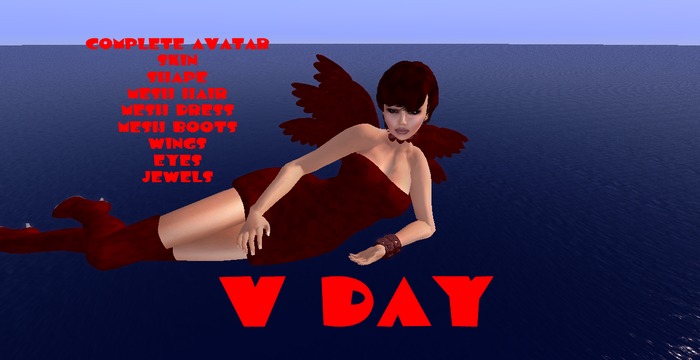 V day valentine promo avatar