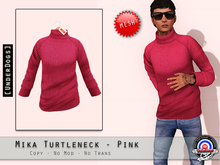 [UD] - Mika TurtleNeck Sweater - Pink (Bag)