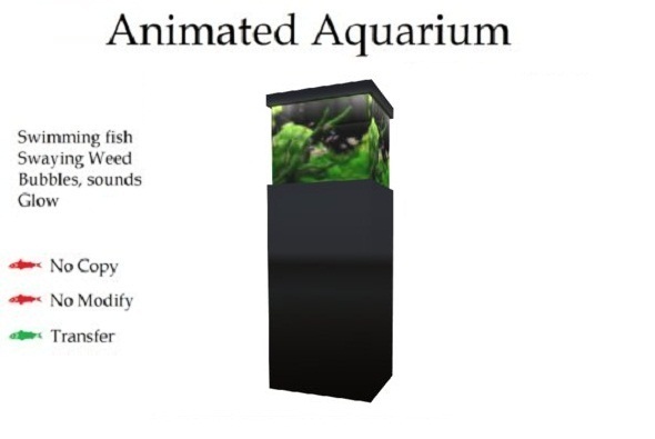 Animated Aquarium  in Black v2 by Ged