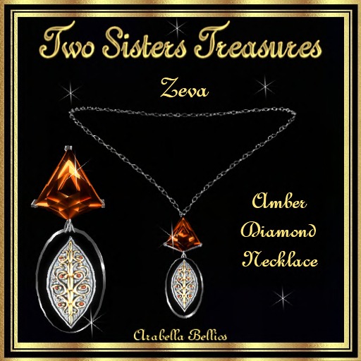 ZEVA AMBER DIAMOND NECKLACE