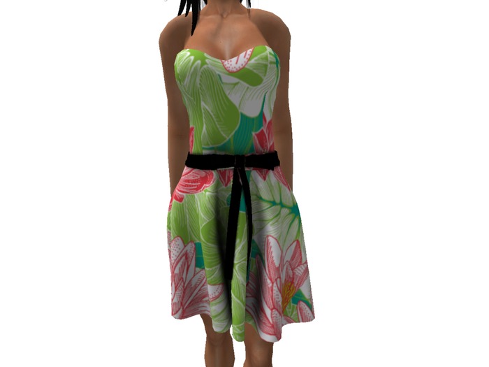 Mesh Flower Zest Dress