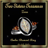ZEVA AMBER DIAMOND RING