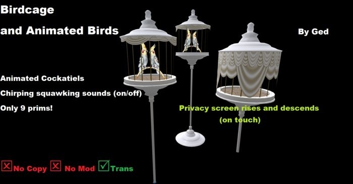 Birdcage (Cockatiel White Standard)
