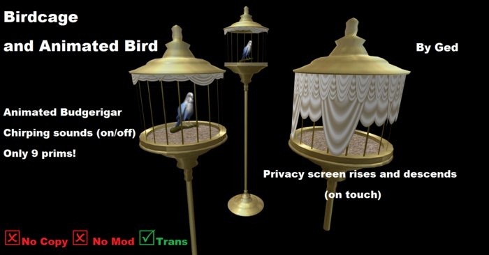 Birdcage (Budgerigar Brass Standard)