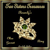 TST - BEVERLY'S OLIVE GARNET RING YG
