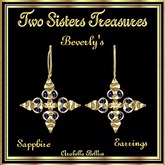 TST - BEVERLY'S SAPPHIRE EARRINGS YG