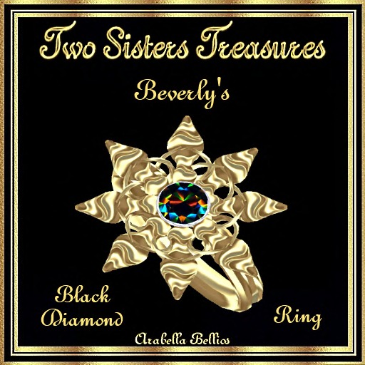 TST - BEVERLY'S BLACK DIAMOND RING YG