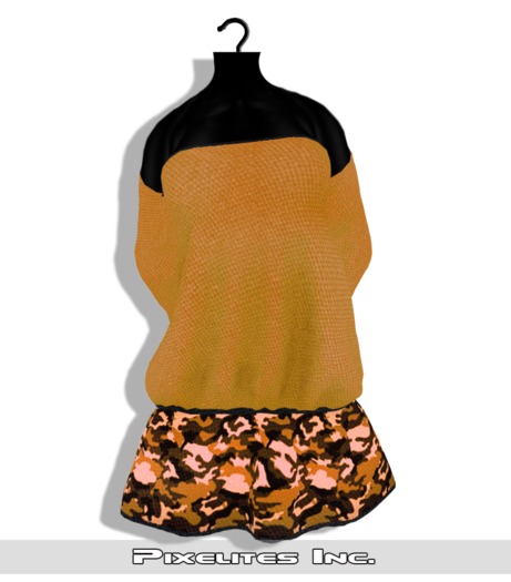 ::PL:: Lazy Camo Dress - Crush