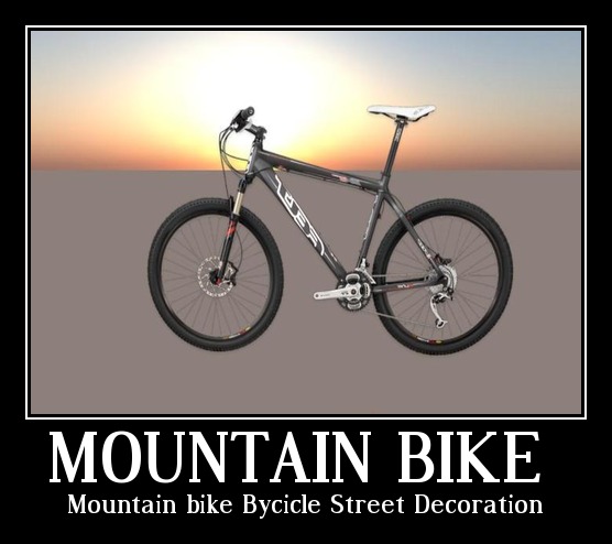 Mountain bike Bycicle Street Decoration 1 prim  tagfantasy ---