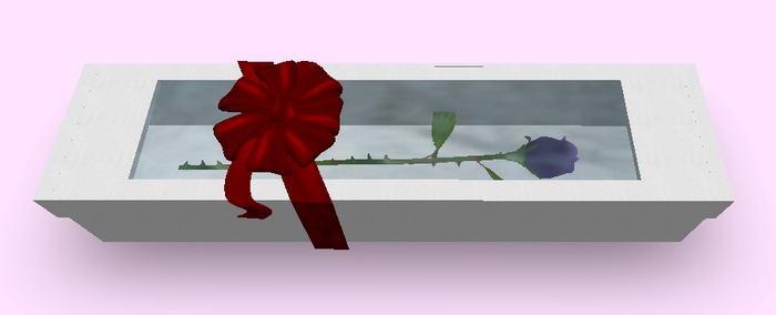 Gift Box with Long Stem Rose (Purple)
