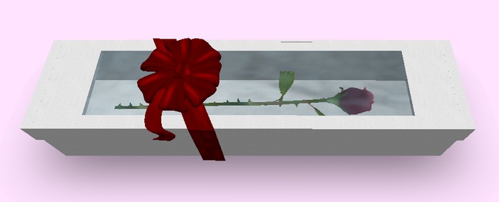 Gift Box with Long Stem Rose (Black)