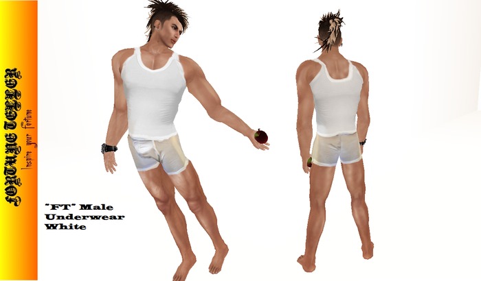 ~FT~ male white underwear set