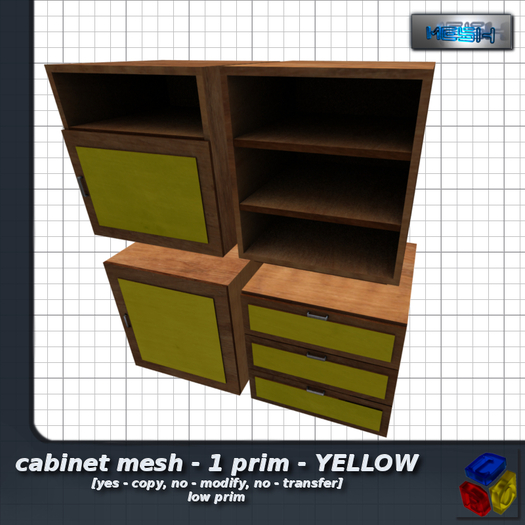-LEO- cabinet YELLOW [copy]