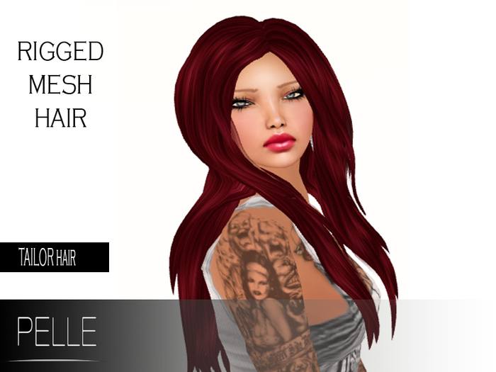 Pelle - TAILOR 100% RIGGED MESH RED