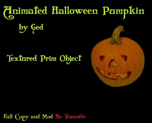Animated Halloween Pumpkin (boxed)