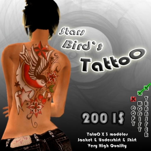 * Stars Birds TattoO *