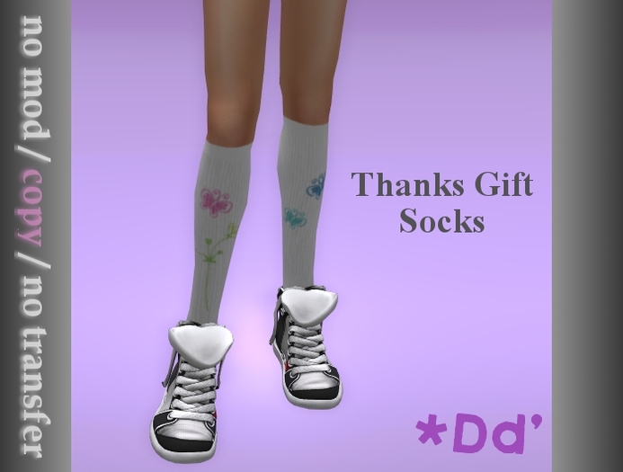 *Dd' Thanks Gift Socks