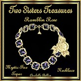 TST - RAMBLIN ROSE MYSTIC FIRE TOPAZ NECKLACE YG