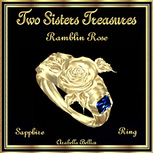 TST - RAMBLIN ROSE SAPPHIRE RING YG