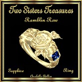 TST - RAMBLIN ROSE SAPPHIRE RING YG