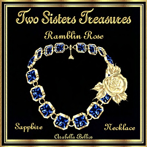 TST - RAMBLIN ROSE SAPPHIRE NECKLACE YG