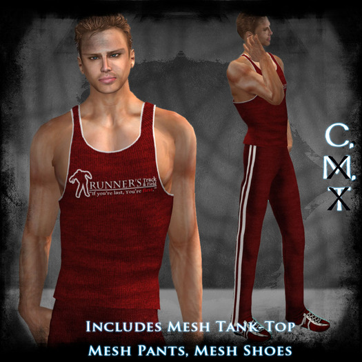 .:Immortal:. - Runner's Track Suit - Crimson