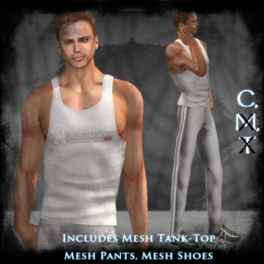 .:Immortal:. - Runner's Track Suit - White