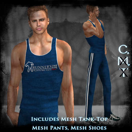 .:Immortal:. - Runner's Track Suit - Blue
