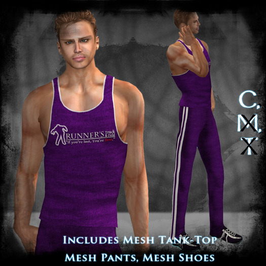 .:Immortal:. - Runner's Track Suit - Purple