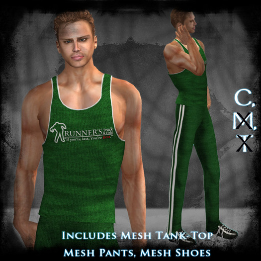 .:Immortal:. - Runner's Track Suit - Green