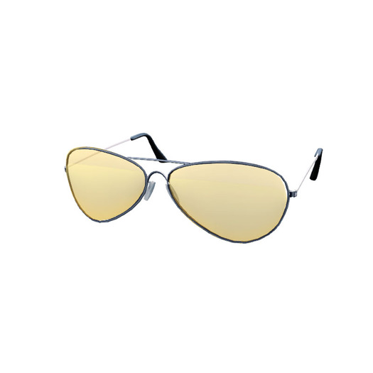Blood Mess - Shooting Glasses Aviator Yellow