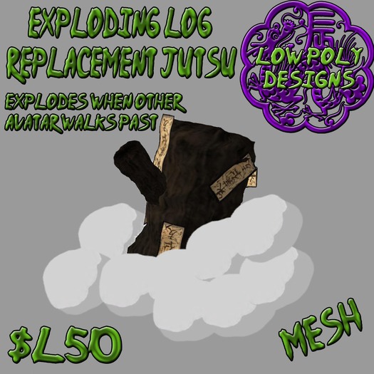 LPD Exploding Log Replacement (BOXED)