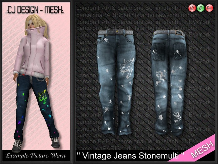 .:CJ:. Vintage Jeans Stone [W]