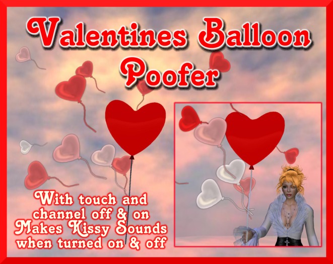 Valentines Heart Balloon Poofer