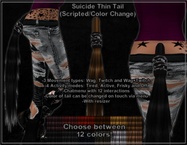 ::DarKCatZ:: Suicide Thin Tail (Scripted/Color Change)