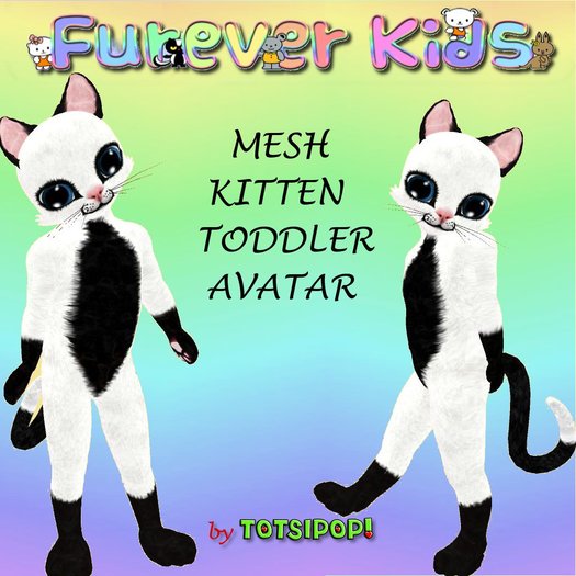 Furever Kids Mesh Kitten Toddler Avatar Orange