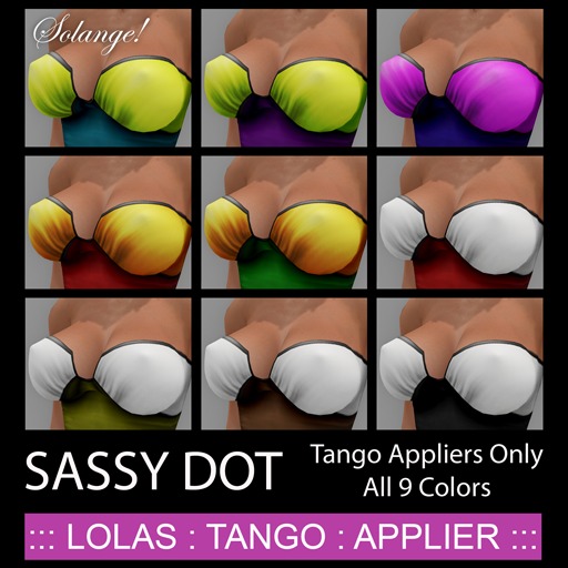 *Solange!* - Sassy Dot Tango Appliers - ALL