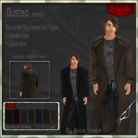RT Mesh_Duster Coat WITH HUD 7 STYLES