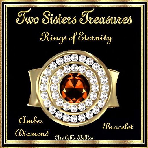 TST - RINGS OF ETERNITY AMBER DIAMOND BRACELET YG