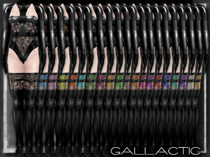 GALLACTIC: Element Circuit Latex Cyberwear - All Colors