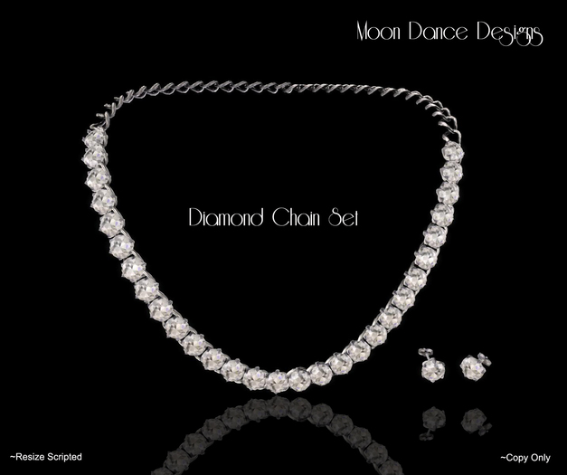 .:MDD:. Diamond Snake Necklace Set 