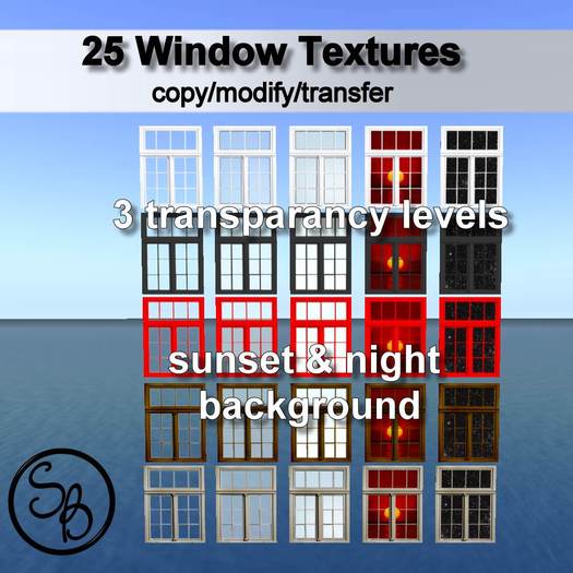 25 window  textures