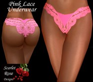 S.R.D. PINK LACE UNDERWEAR