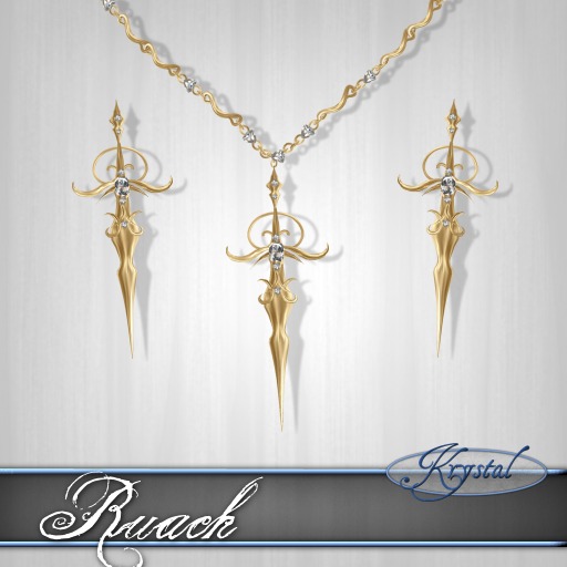 ::: Krystal ::: Ruach - Jewelry Set - Gold