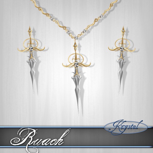 ::: Krystal ::: Ruach - Jewelry Set - Gold+Silver