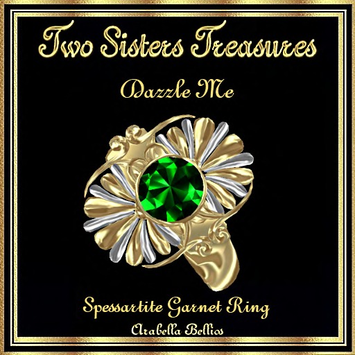 TST - DAZZLE ME DAZZLE ME SPESSARTITE GARNET RING YG
