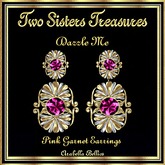 TST - DAZZLE ME PINK DIAMOND EARRINGS YG