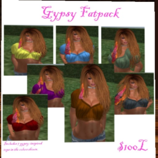 Gypsy Fatpack - 7 tops! All Colors